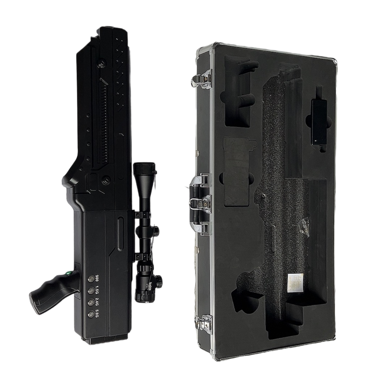  龙亭手持便携式枪型低空防御反制四通道A型